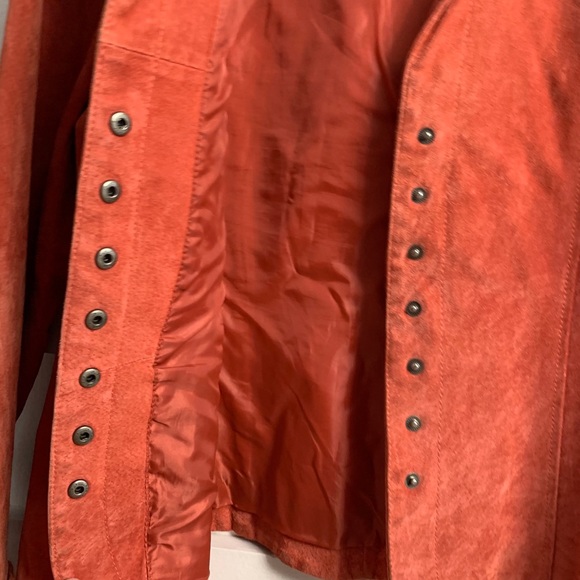 Vintage suede leather jacket - Picture 3 of 5